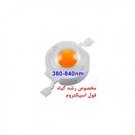 فول اسپکتروم LED 1W-3W Epistar Full Spectrum